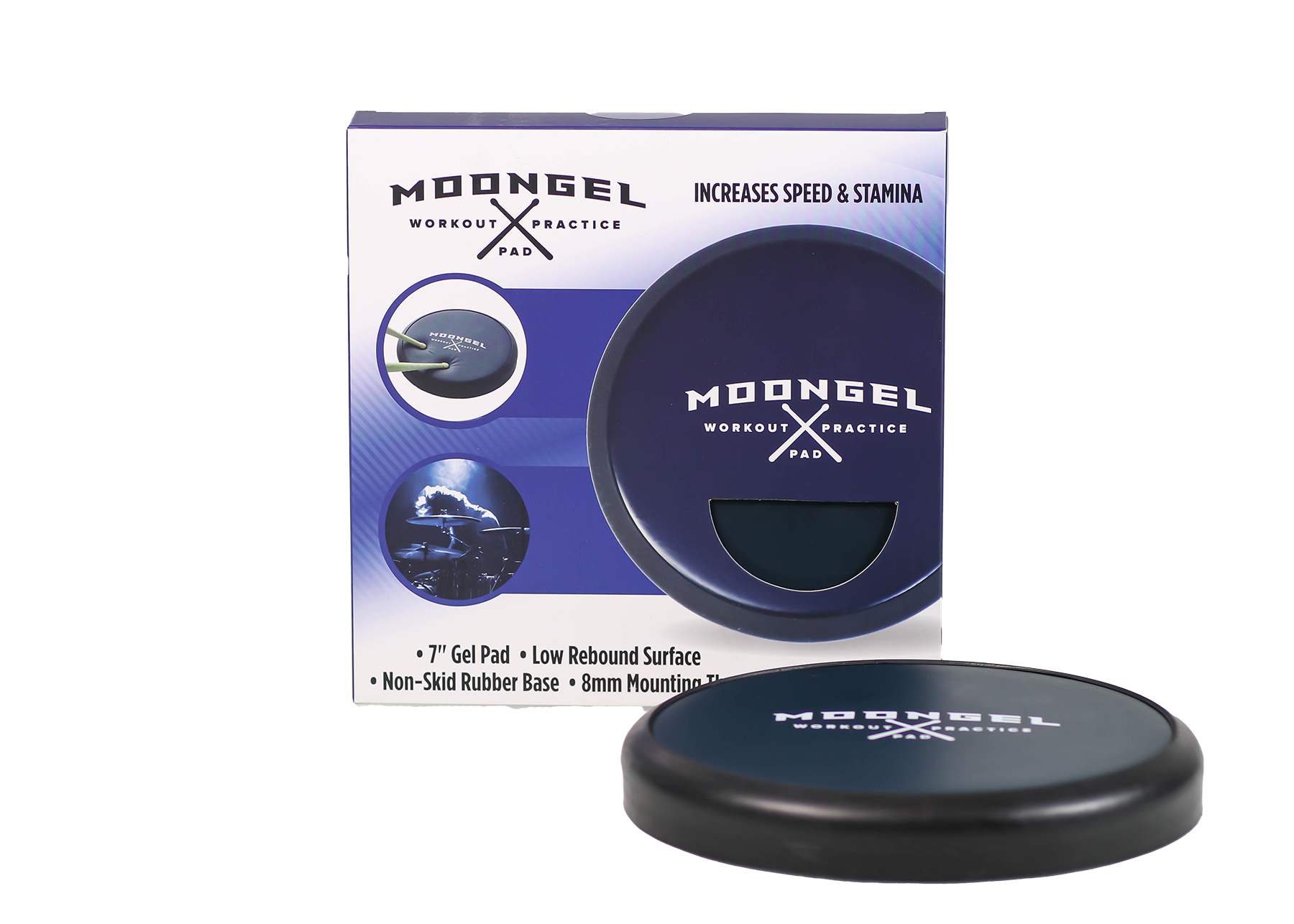 7-inch Moongel Workout Pad with Packaging